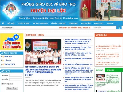 Cổng thông tin điện tử Phòng GD&ĐT Đại Lộc – Quảng Nam